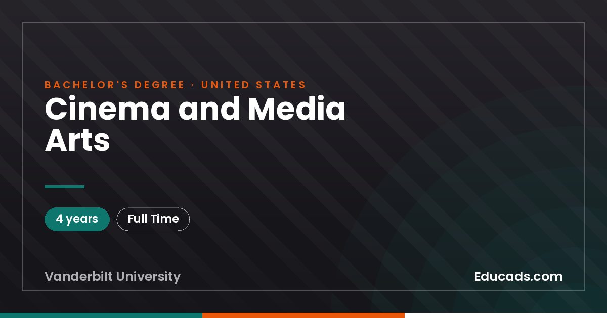 Cinema and Media Arts