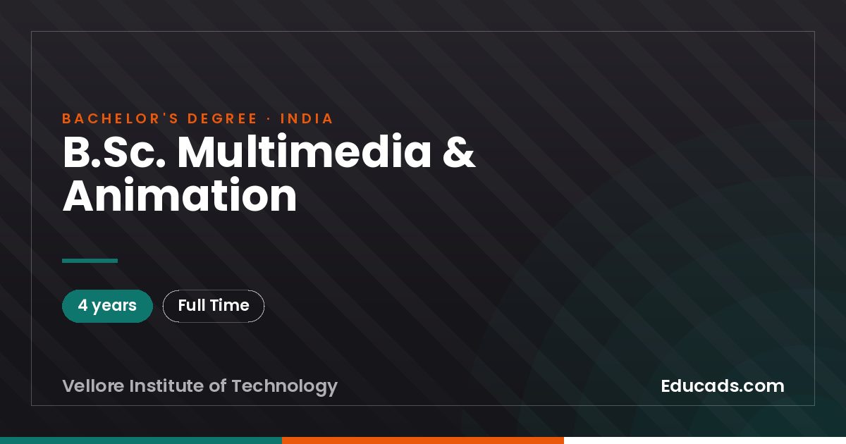 B.Sc. Multimedia & Animation
