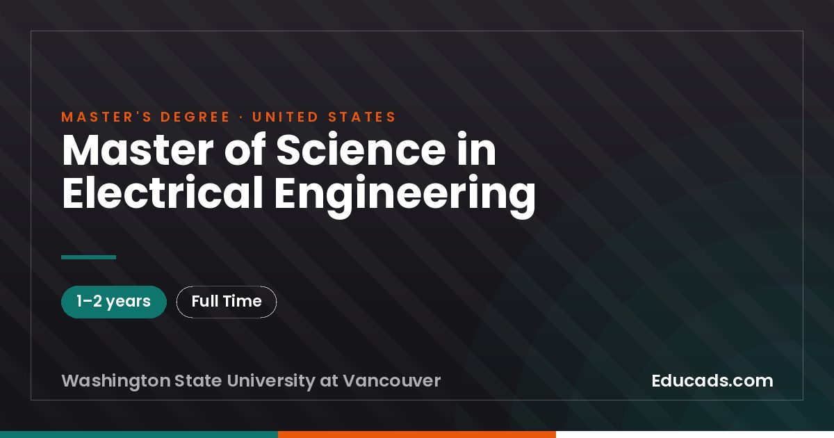 Master of Science in Electrical Engineering