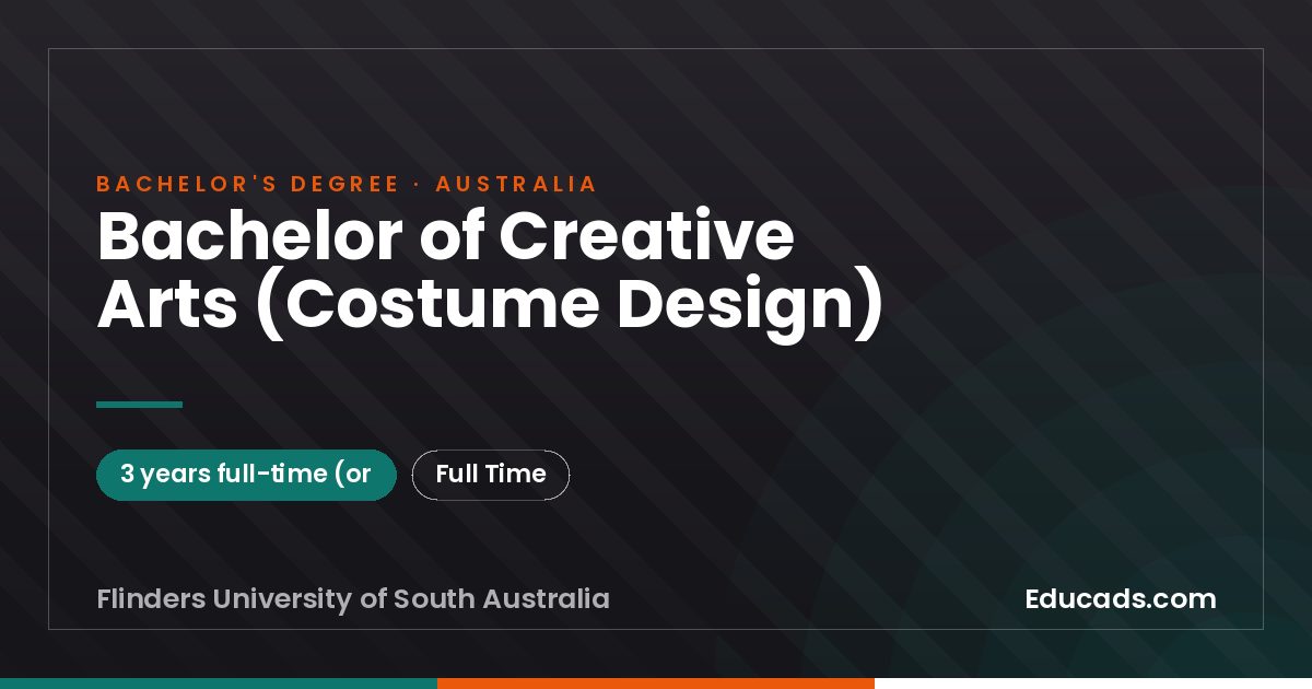 Bachelor of Creative Arts (Costume Design)