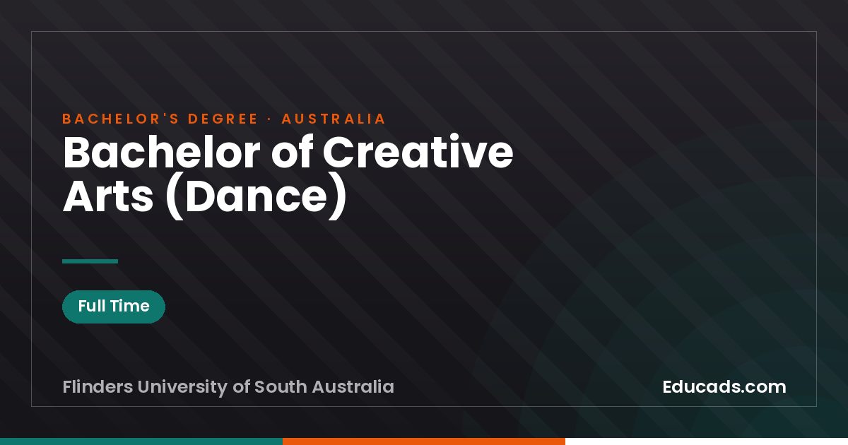 Bachelor of Creative Arts (Dance)