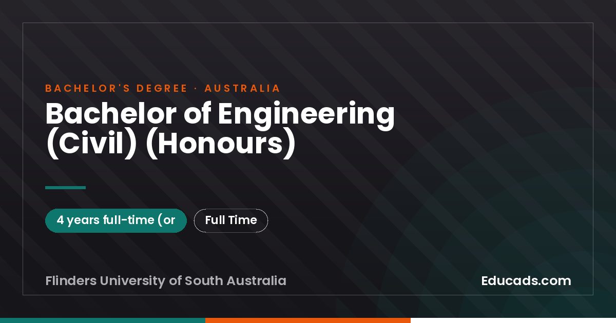 Bachelor of Engineering (Civil) (Honours)