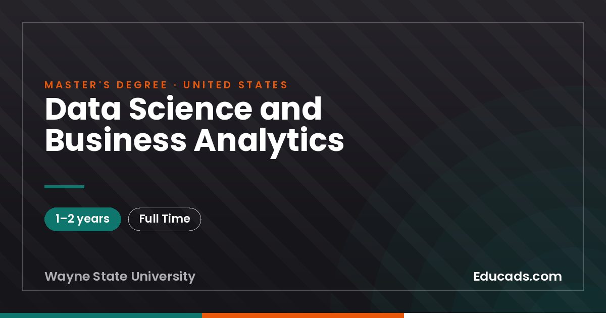 Data Science and Business Analytics