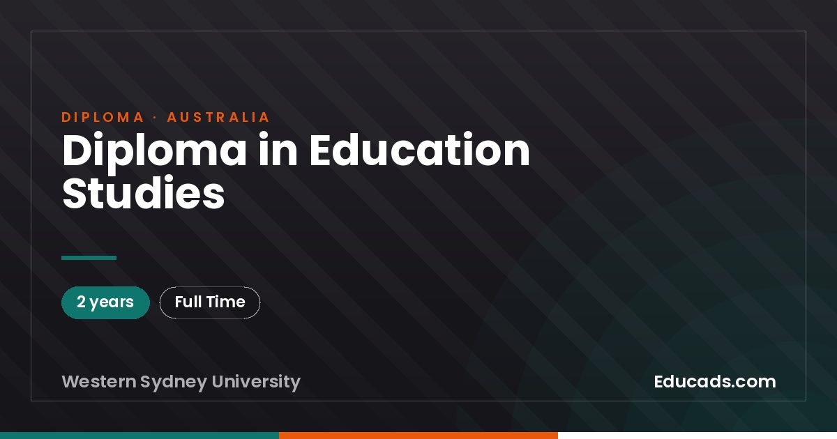 Diploma in Education Studies