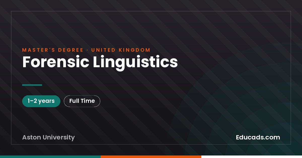 Forensic Linguistics