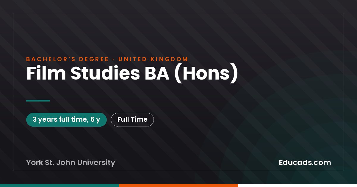 Film Studies BA (Hons)