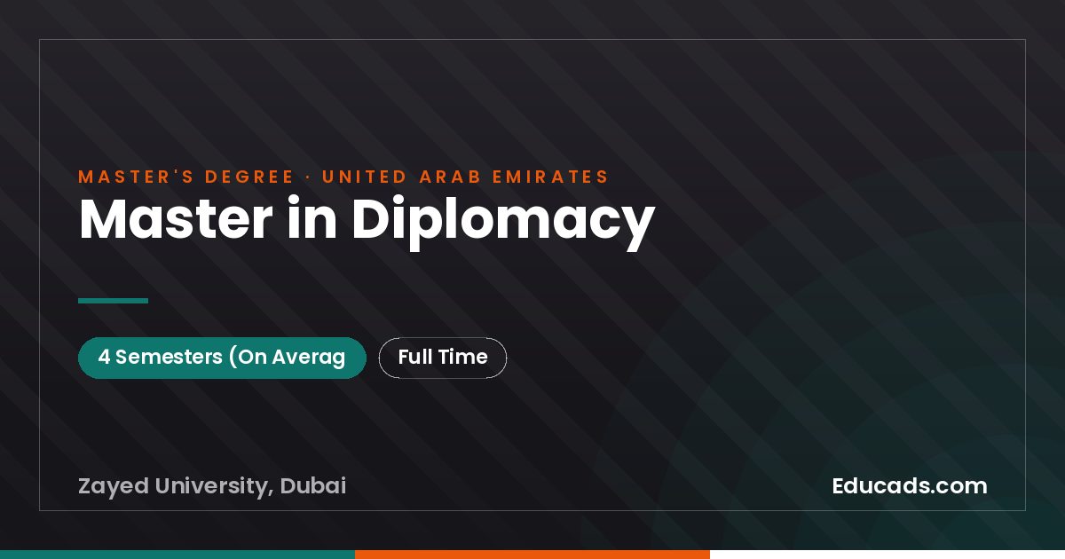Master in Diplomacy