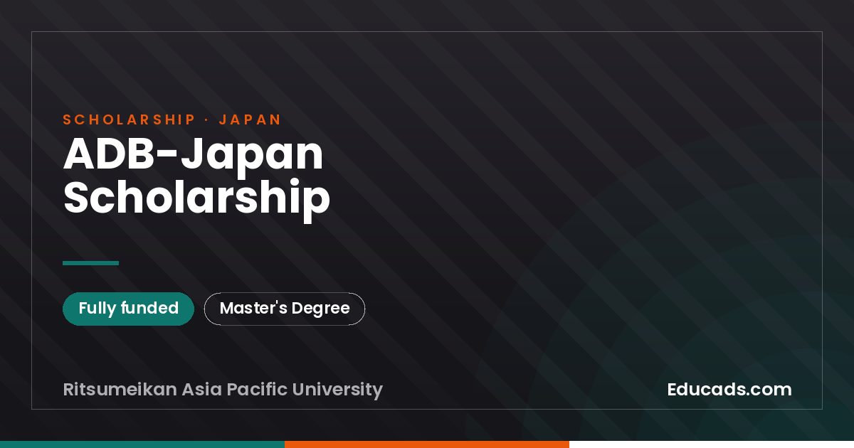 ADB-Japan Scholarship scholarship