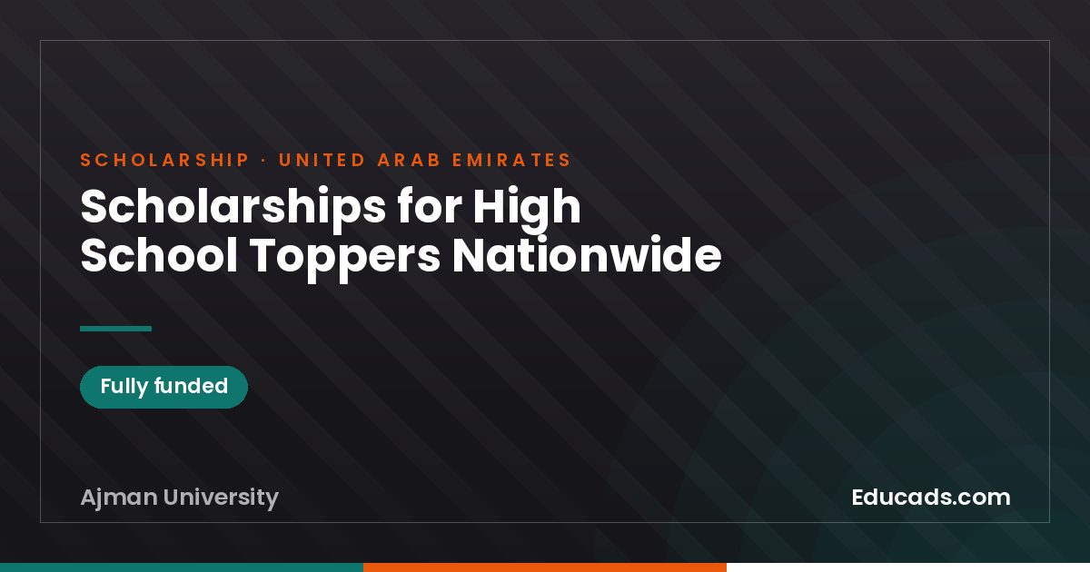 Scholarships for High School Toppers Nationwide scholarship