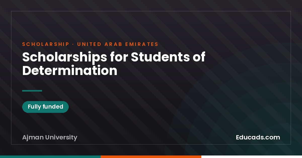 Scholarships for Students of Determination scholarship