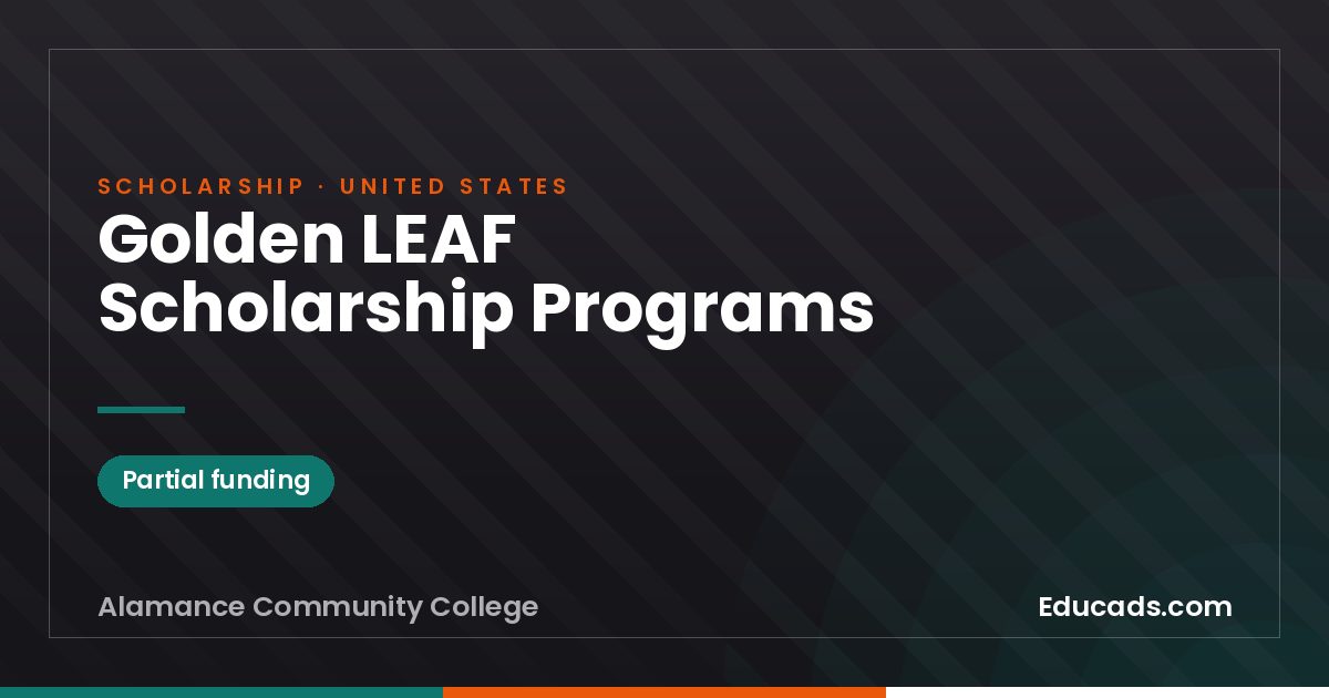 Golden LEAF Scholarship Programs scholarship