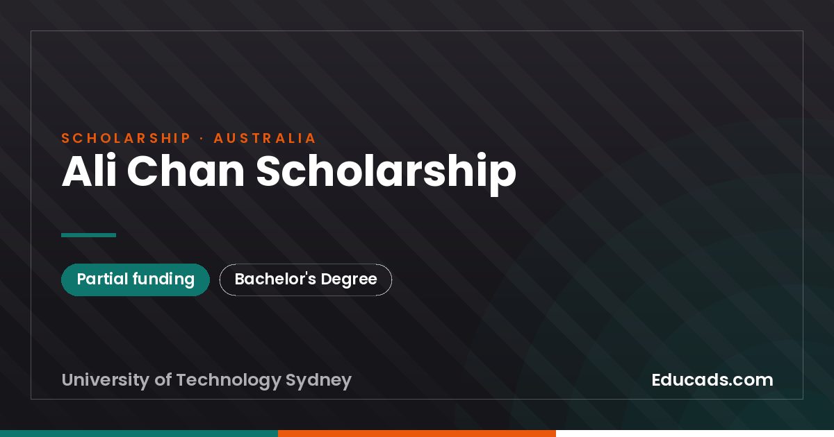 Ali Chan Scholarship scholarship