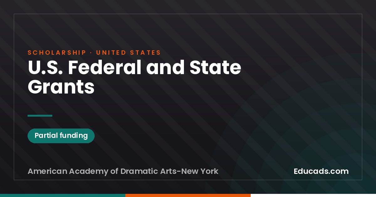 U.S. Federal and State Grants scholarship