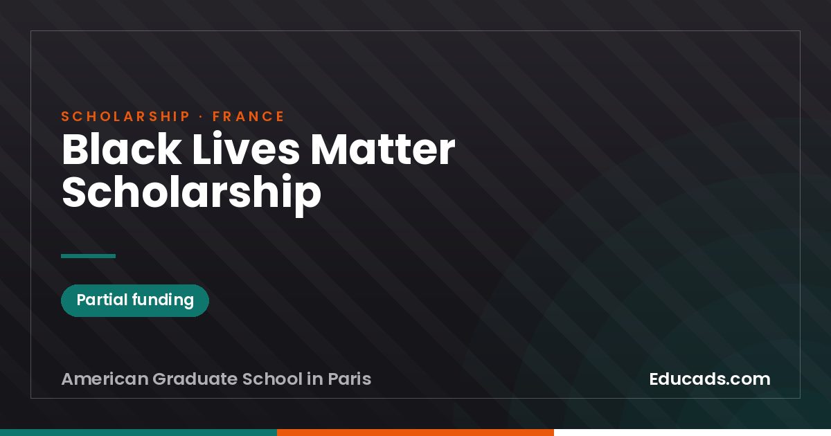 Black Lives Matter Scholarship scholarship