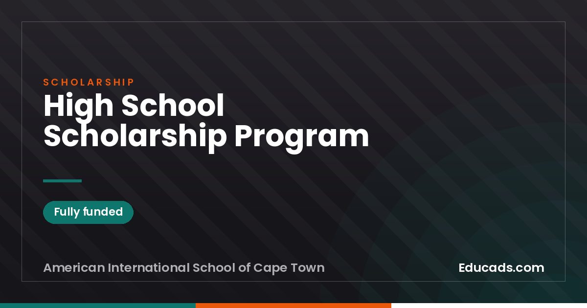 High School Scholarship Program scholarship