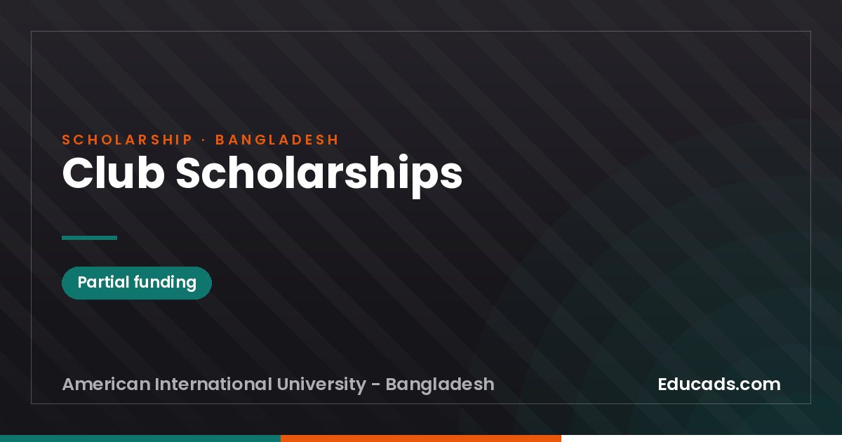 Club Scholarships scholarship