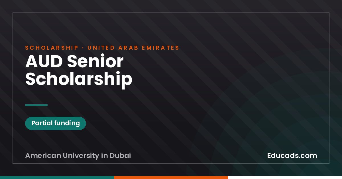AUD Senior Scholarship scholarship