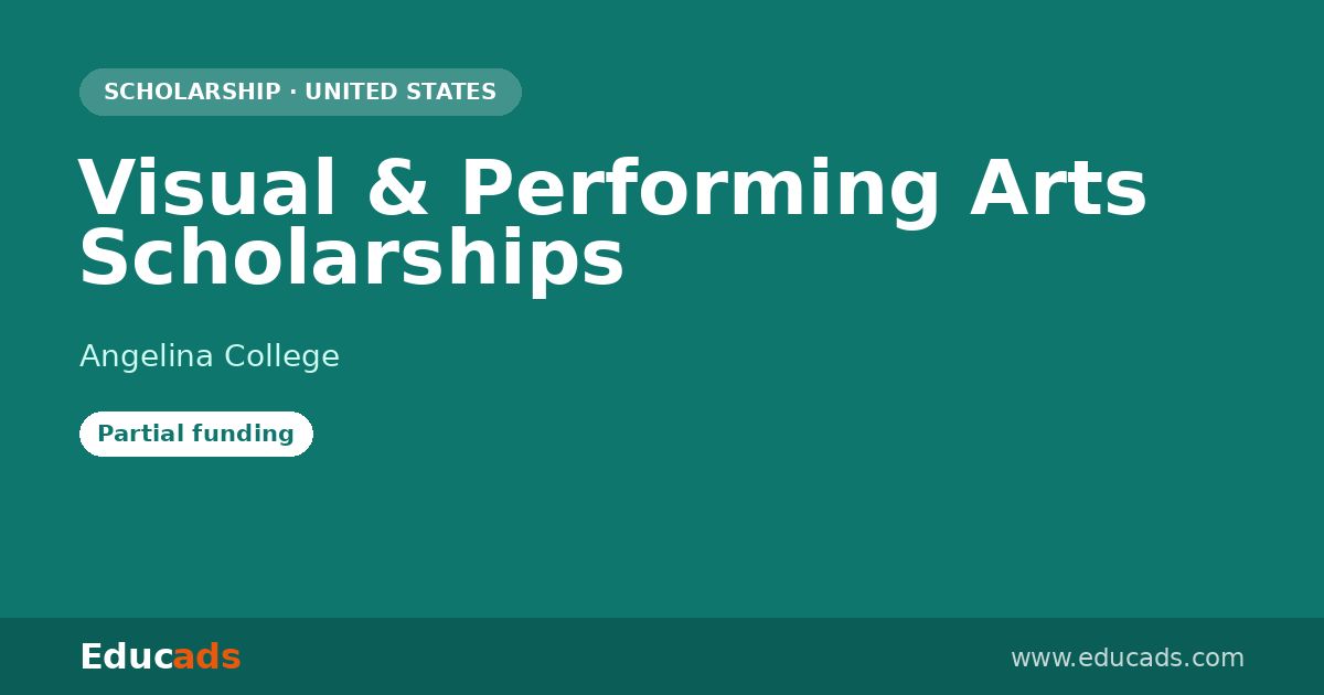 Visual & Performing Arts Scholarships scholarship