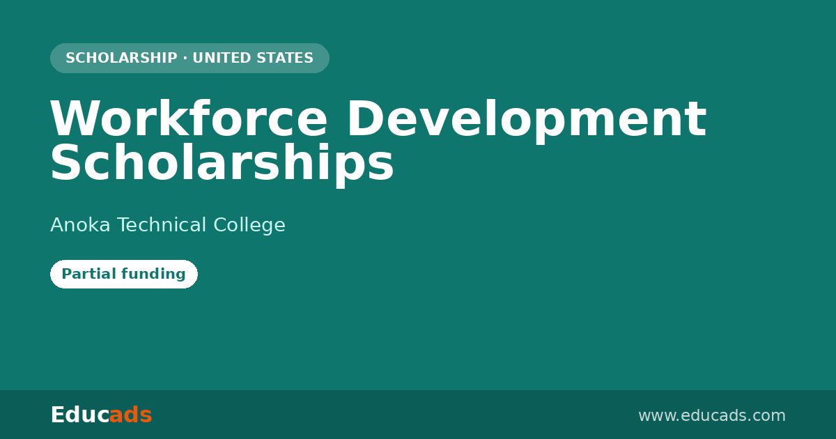 Workforce Development Scholarships scholarship