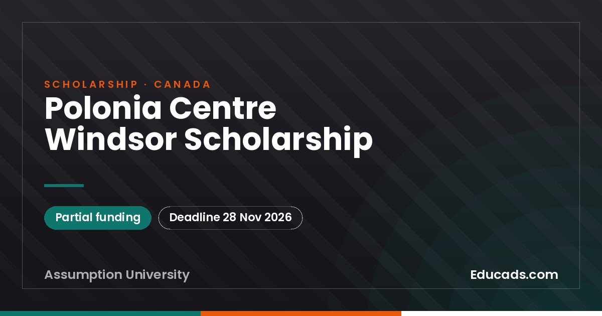 Polonia Centre Windsor Scholarship scholarship