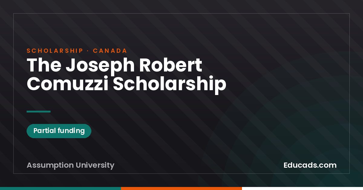 The Joseph Robert Comuzzi Scholarship scholarship