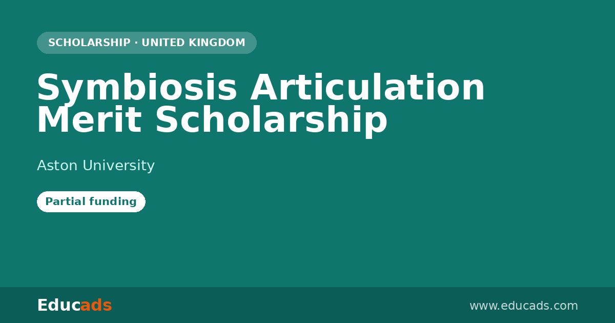 Symbiosis Articulation Merit Scholarship scholarship