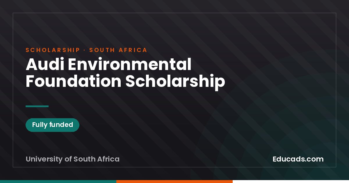 Audi Environmental Foundation Scholarship scholarship