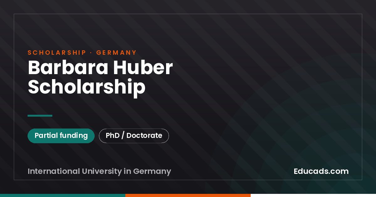 Barbara Huber Scholarship scholarship