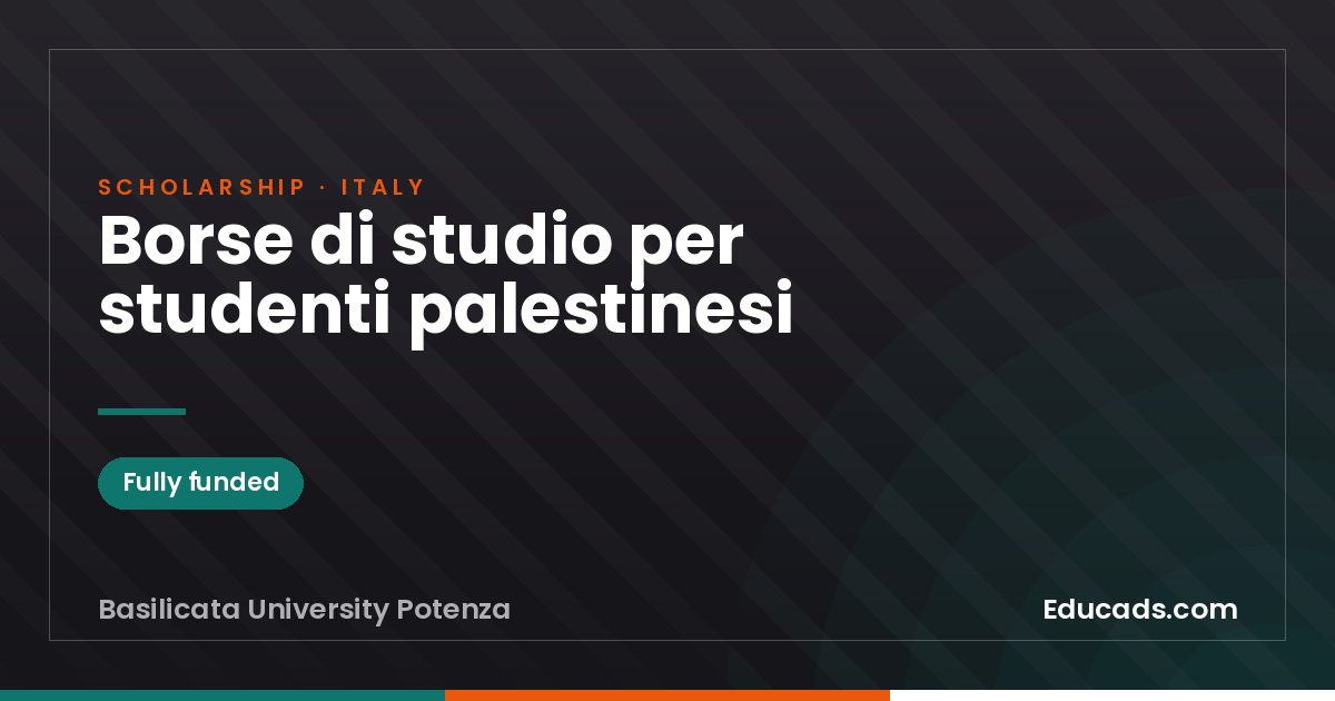 Scholarships for Palestinian Students scholarship