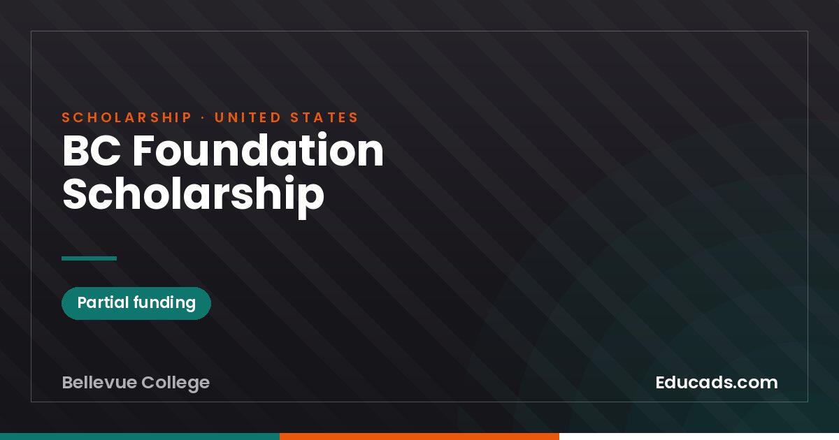 BC Foundation Scholarship scholarship