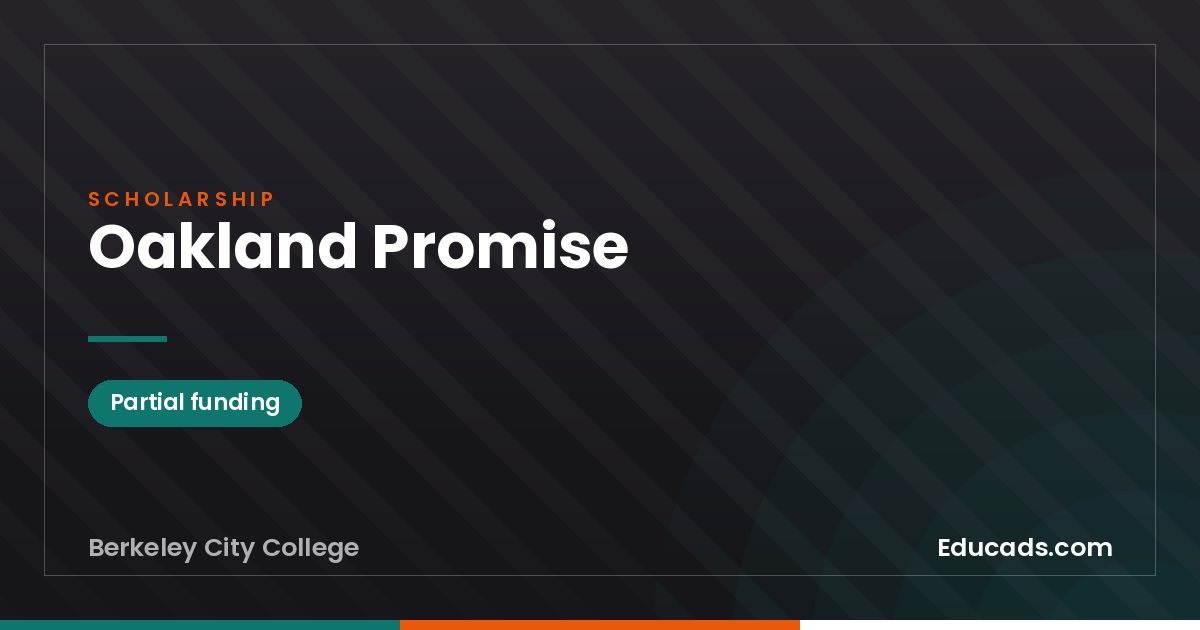 Oakland Promise scholarship