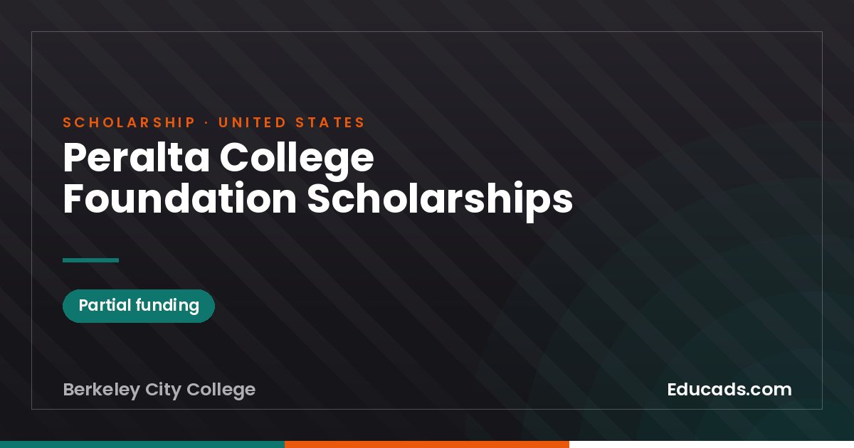 Peralta College Foundation Scholarships scholarship