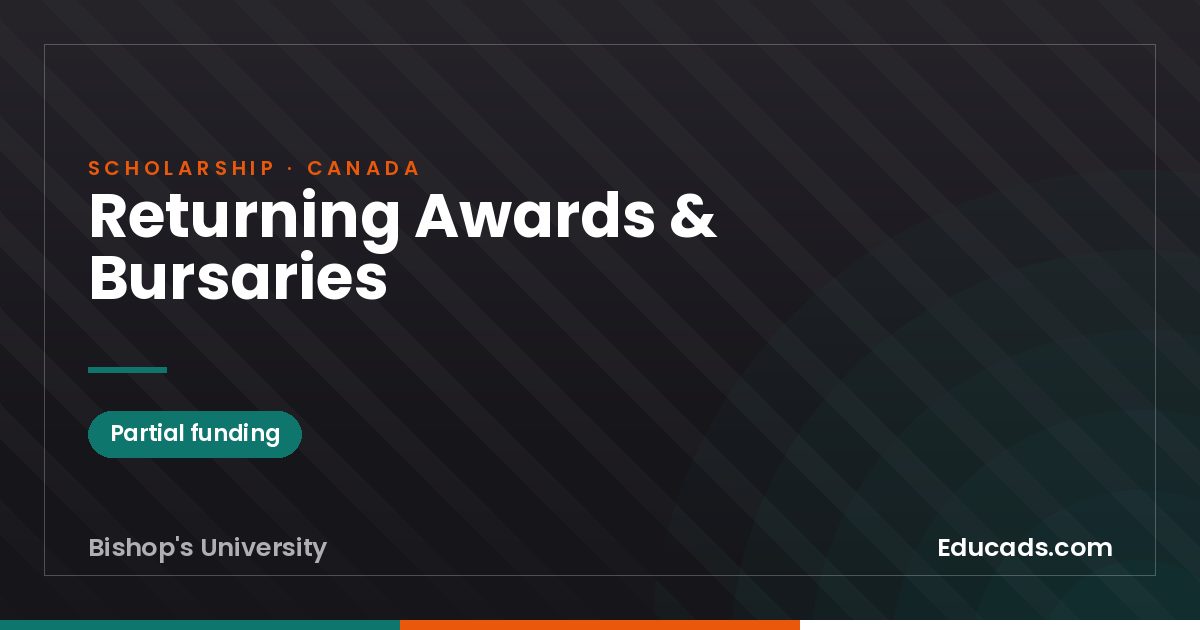 Returning Awards & Bursaries scholarship