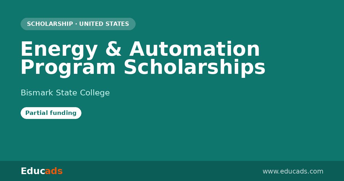 Energy & Automation Program Scholarships scholarship