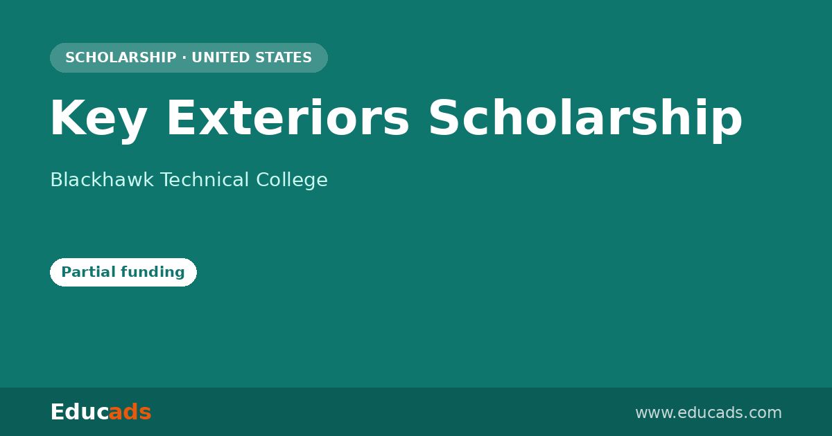 Key Exteriors Scholarship scholarship
