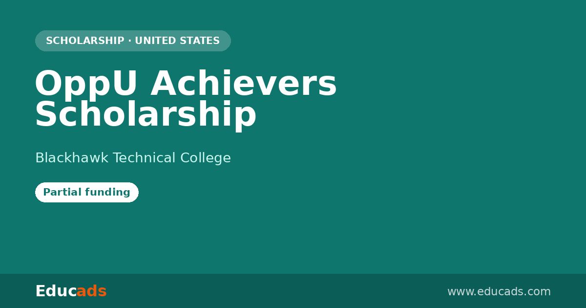 OppU Achievers Scholarship scholarship