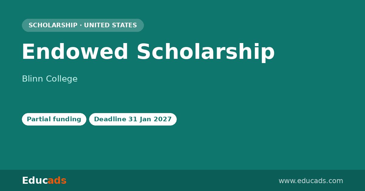 Endowed Scholarship scholarship