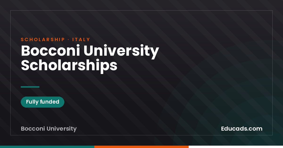 Bocconi University Scholarships scholarship