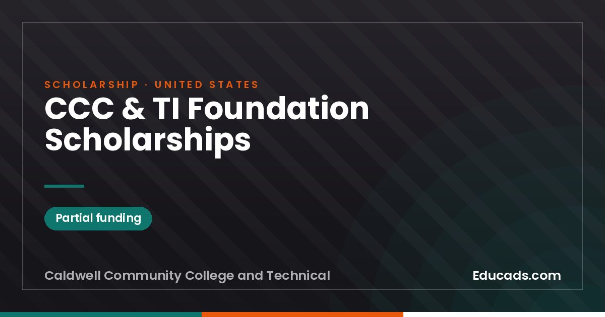 CCC & TI Foundation Scholarships scholarship