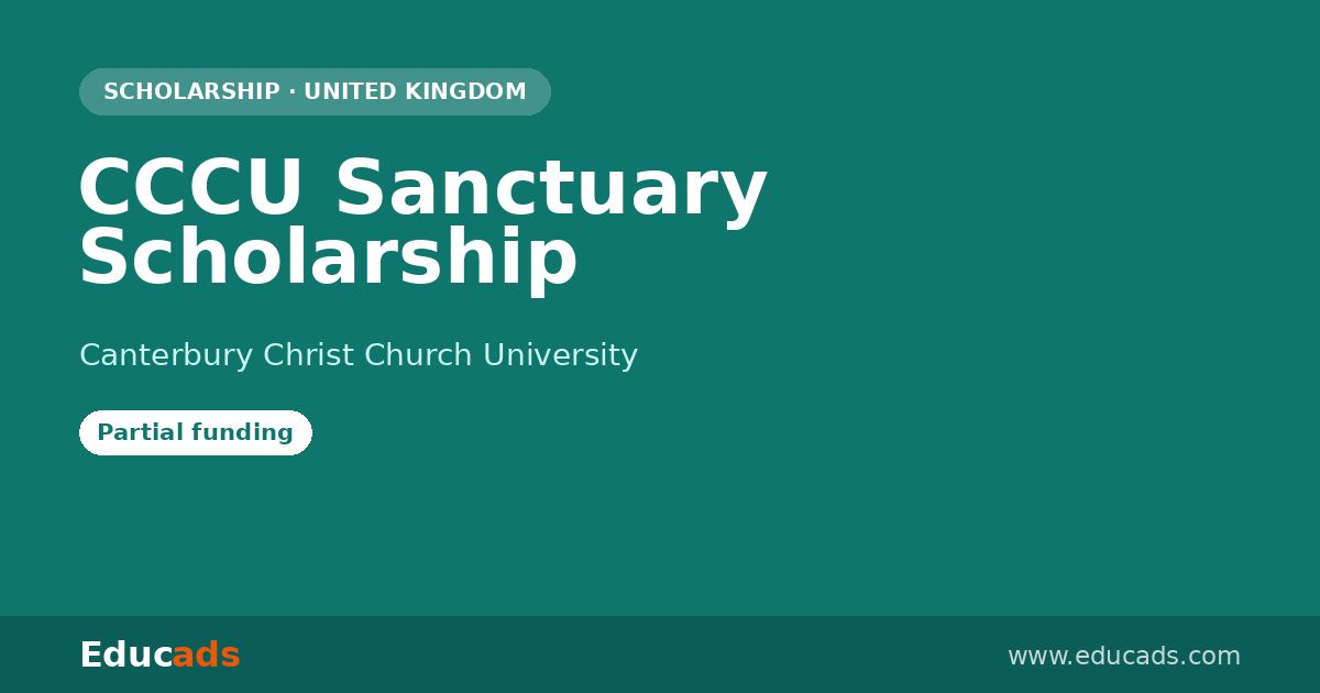 CCCU Sanctuary Scholarship scholarship