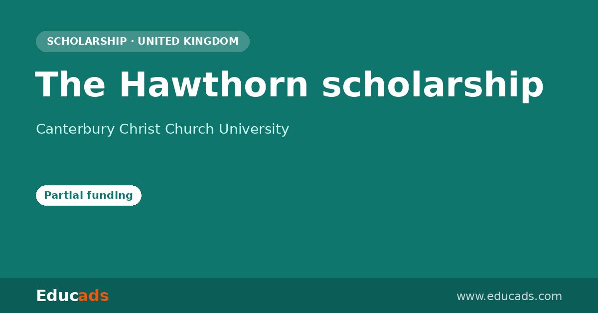 The Hawthorn scholarship scholarship