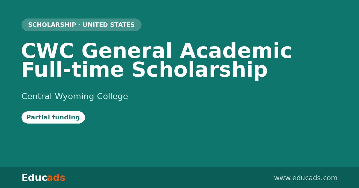 CWC General Academic Full-time Scholarship scholarship