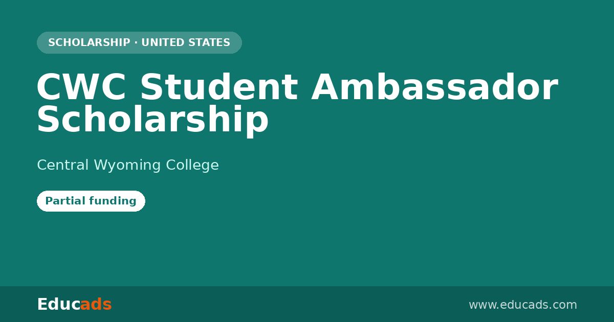 CWC Student Ambassador Scholarship scholarship