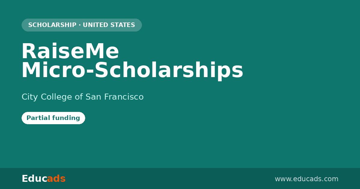 RaiseMe Micro-Scholarships scholarship
