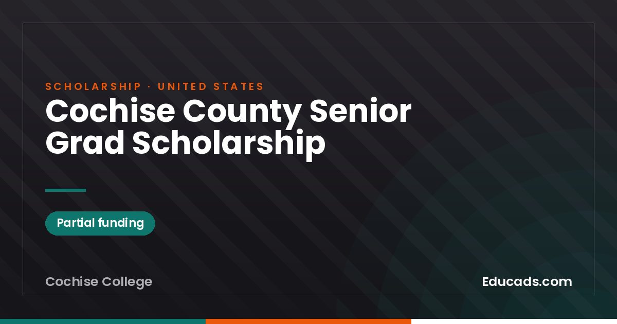 Cochise County Senior Grad Scholarship scholarship