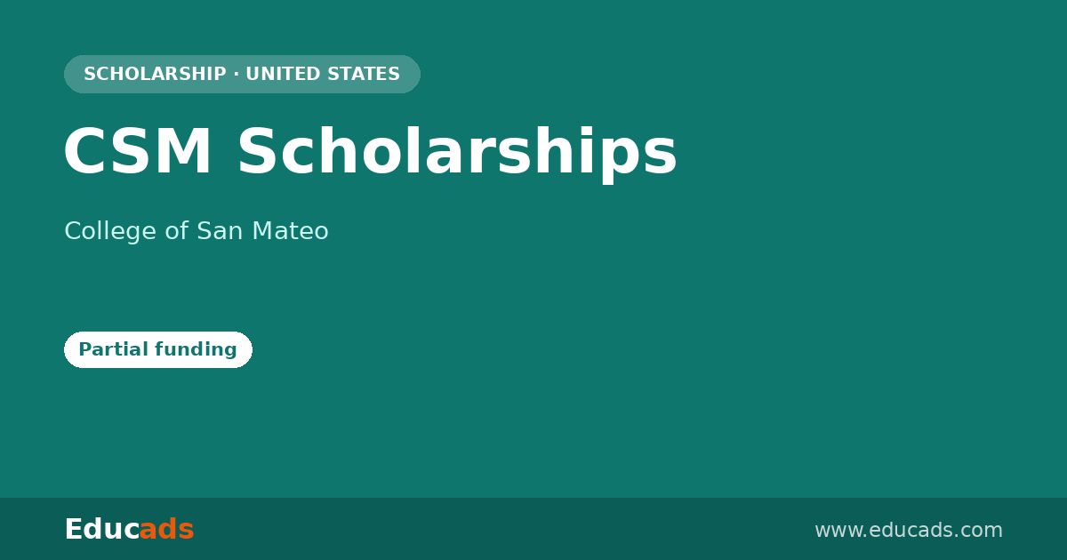 CSM Scholarships scholarship