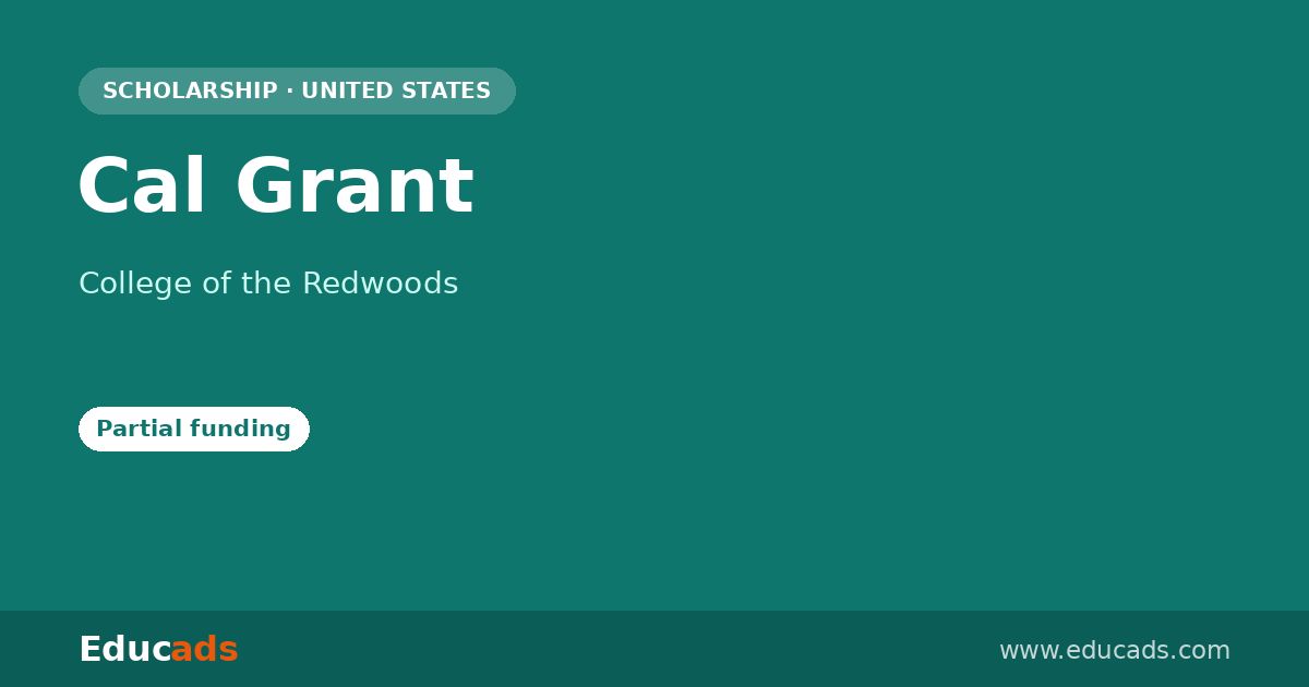 Cal Grant scholarship