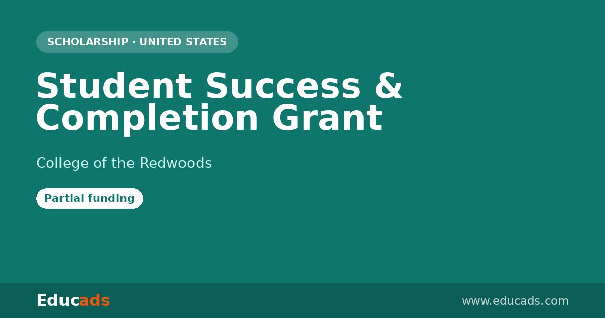 Student Success & Completion Grant scholarship