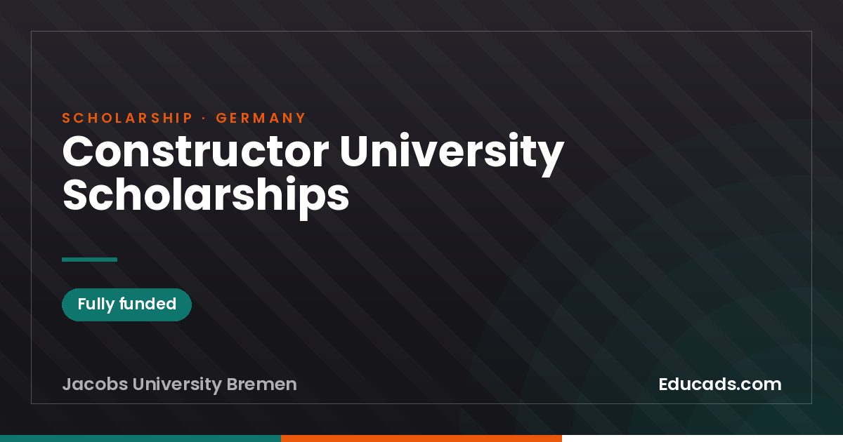Constructor University Scholarships scholarship