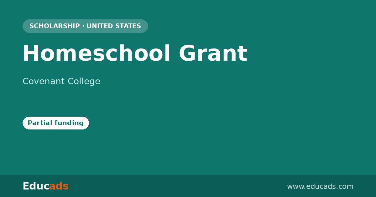 Homeschool Grant scholarship